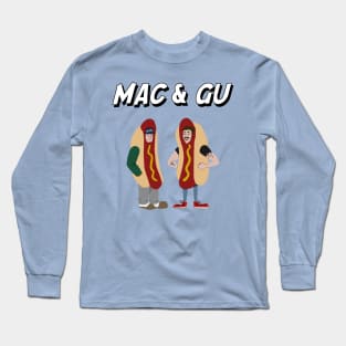 Mac & Gu Hot Dogs Long Sleeve T-Shirt